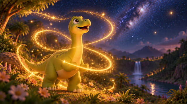 Scene 12 - Baby Dino and the Lost Little Star ⭐