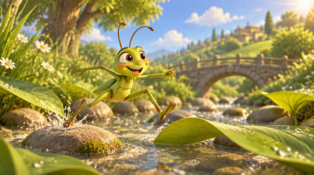 Scene 5 - The grasshopper and the ant