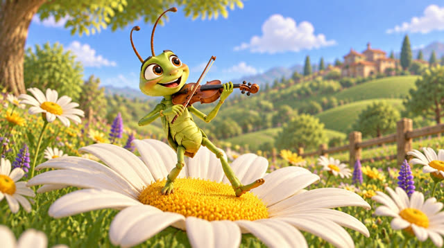 Scene 6 - The grasshopper and the ant