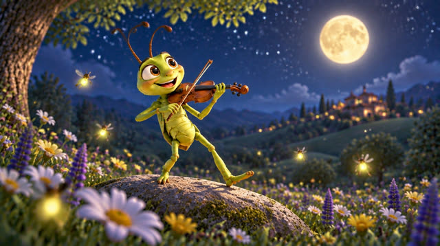 Scene 11 - The grasshopper and the ant
