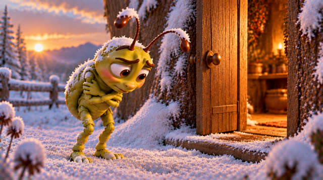 Scene 39 - The grasshopper and the ant