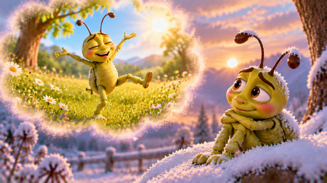 Scene 40 - The grasshopper and the ant