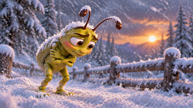 Scene 42 - The grasshopper and the ant