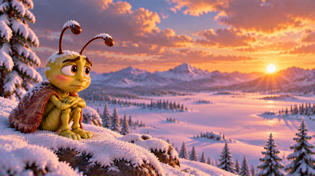 Scene 53 - The grasshopper and the ant