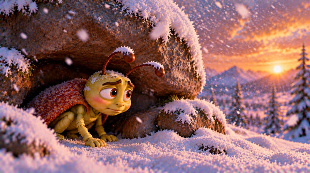Scene 57 - The grasshopper and the ant