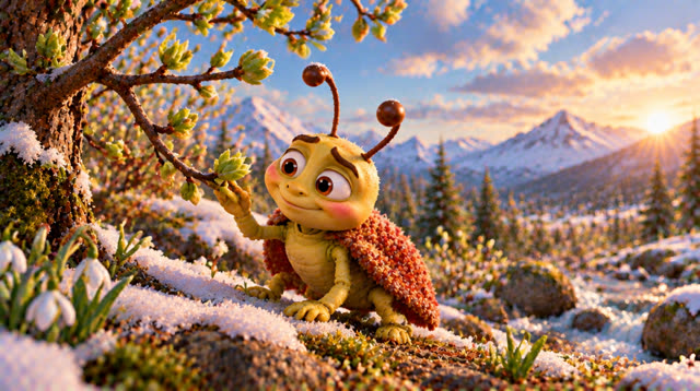 Scene 60 - The grasshopper and the ant