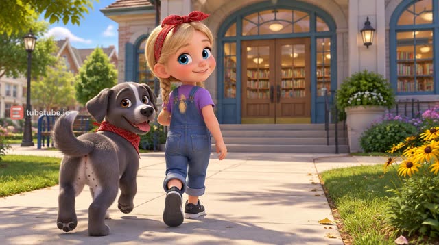 Scene 1 - Phoebe & Phoenix Visit the Library!