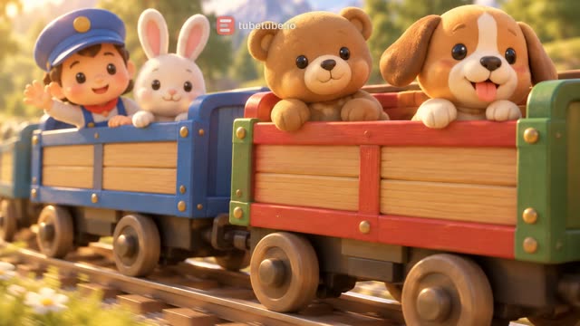 Scene 3 - Le petit trains des couleurs