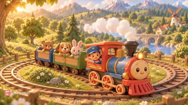 Scene 6 - Le petit trains des couleurs