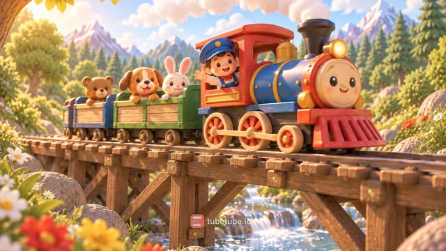 Scene 9 - Le petit trains des couleurs