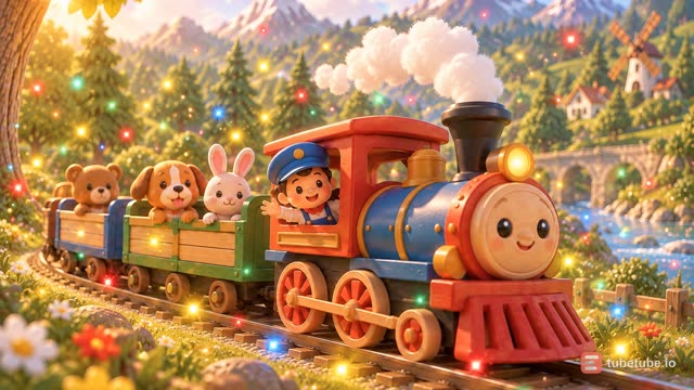 Scene 10 - Le petit trains des couleurs