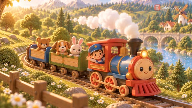 Scene 11 - Le petit trains des couleurs