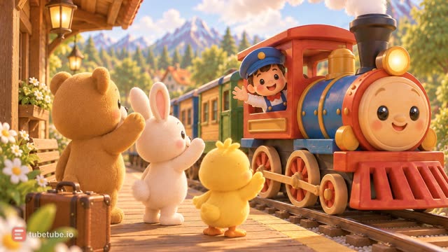 Scene 13 - Le petit trains des couleurs