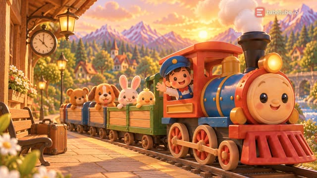 Scene 14 - Le petit trains des couleurs