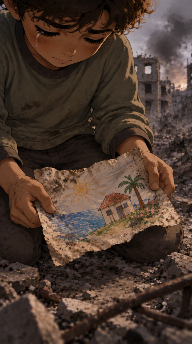 Scene 7 - Le dernier dessin de Gaza