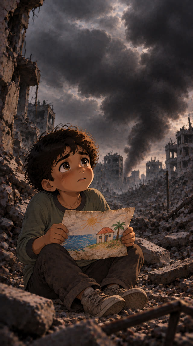 Scene 9 - Le dernier dessin de Gaza