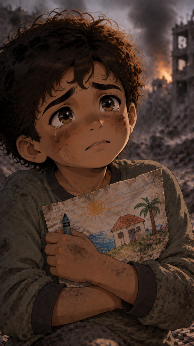 Scene 10 - Le dernier dessin de Gaza