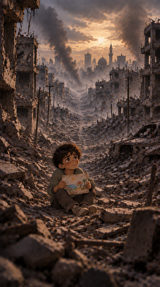 Scene 11 - Le dernier dessin de Gaza