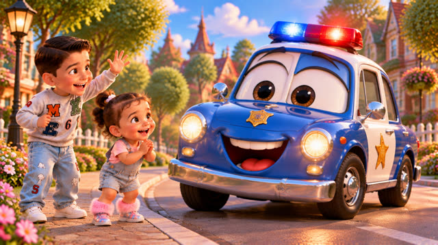 Scene 15 - Fire truck children's song