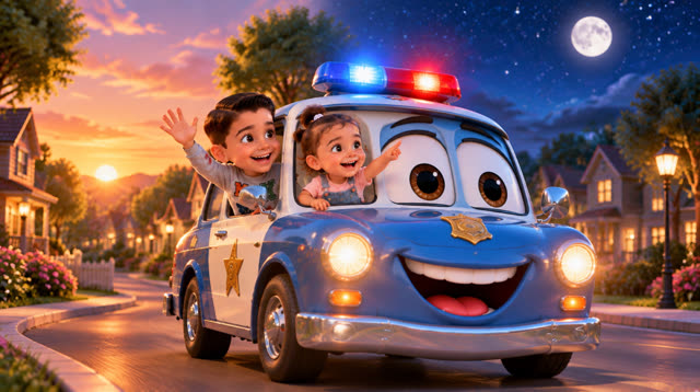 Scene 16 - Fire truck children's song