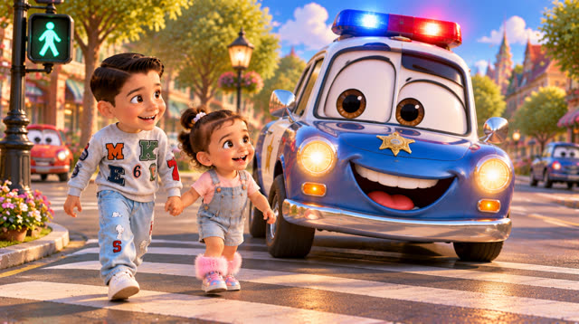 Scene 17 - Fire truck children's song
