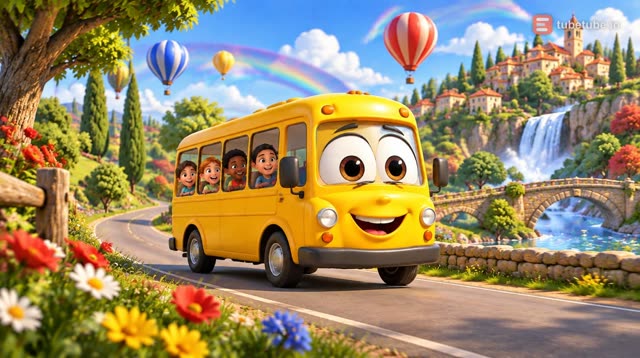 Scene 4 - Milo le petit bus des couleurs