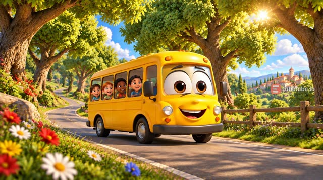 Scene 9 - Milo le petit bus des couleurs