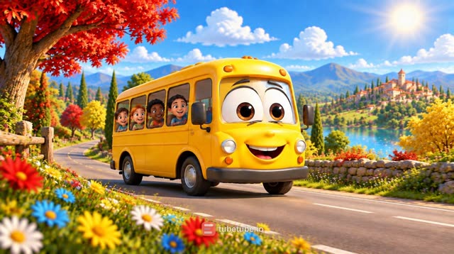 Scene 11 - Milo le petit bus des couleurs