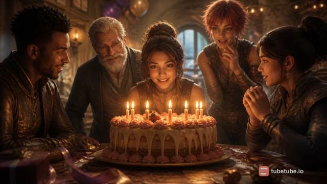 Scene 1 - Happy birthday mari