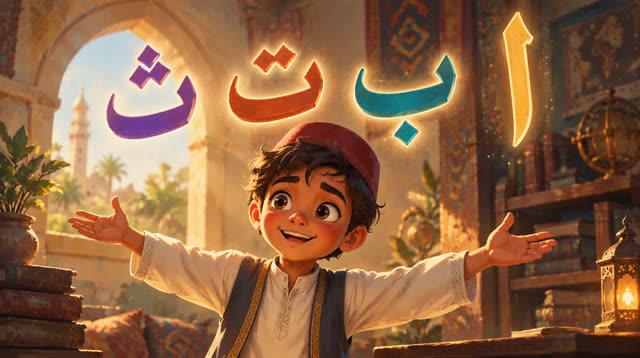 Scene 2 - Mon bel alphabet arabe