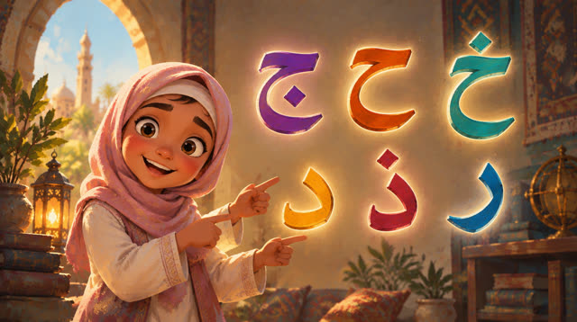 Scene 3 - Mon bel alphabet arabe