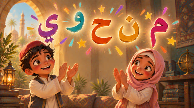 Scene 8 - Mon bel alphabet arabe