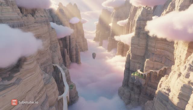 Scene 4 - Visual: Wide cinematic sunset shot. Voice: “Would you visit a place like this?” On-screen text: “YES or NO? 👇”