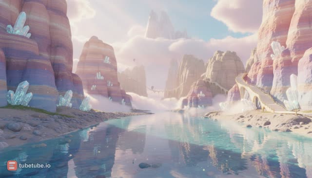 Scene 8 - Visual: Wide cinematic sunset shot. Voice: “Would you visit a place like this?” On-screen text: “YES or NO? 👇”