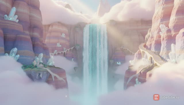 Scene 9 - Visual: Wide cinematic sunset shot. Voice: “Would you visit a place like this?” On-screen text: “YES or NO? 👇”