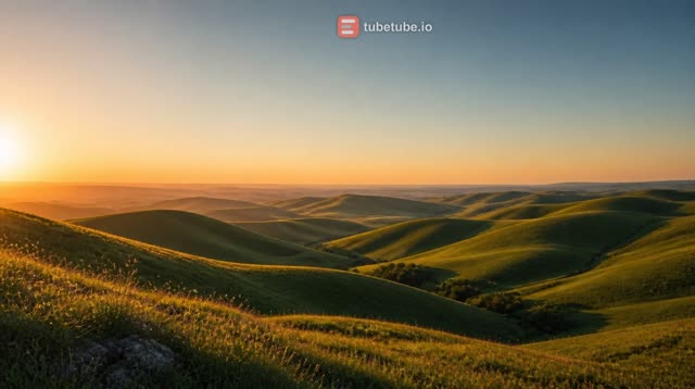Scene 9 - Visual: Wide cinematic sunset shot. Voice: “Would you visit a place like this?” On-screen text: “YES or NO? 👇”