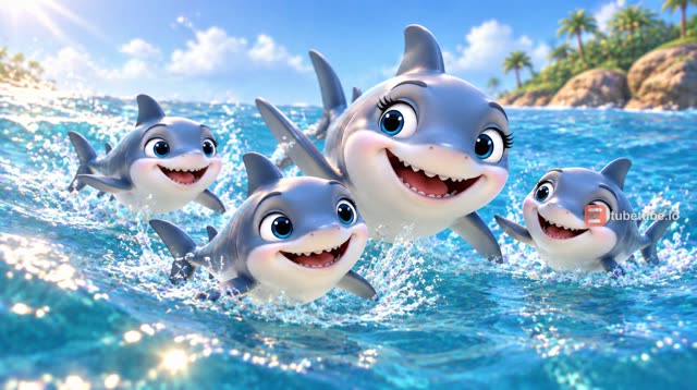 Scene 6 - Shark Family Dance
