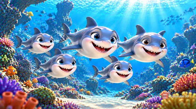 Scene 17 - Shark Family Dance