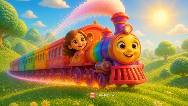 Scene 13 - Giulia e il Treno Arcobaleno