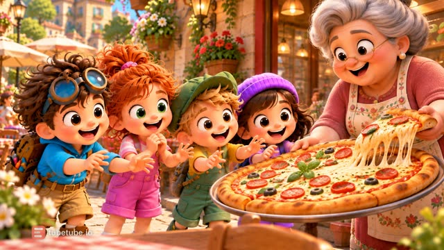 Scene 4 - Tiny Town Pizza Hunt