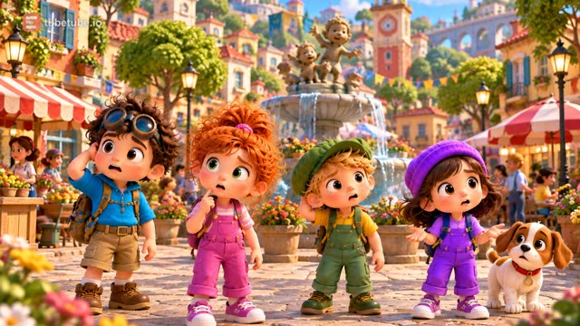 Scene 12 - Tiny Town Pizza Hunt