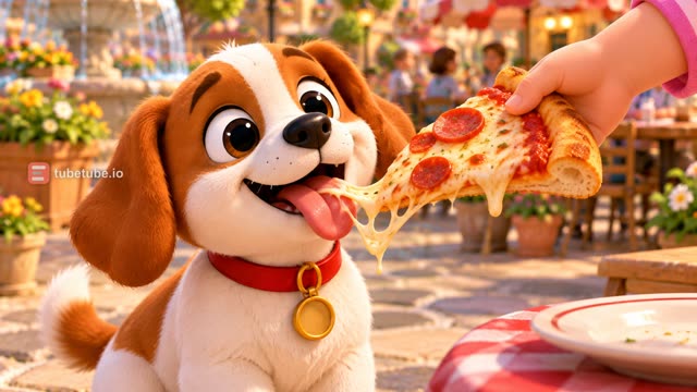 Scene 15 - Tiny Town Pizza Hunt