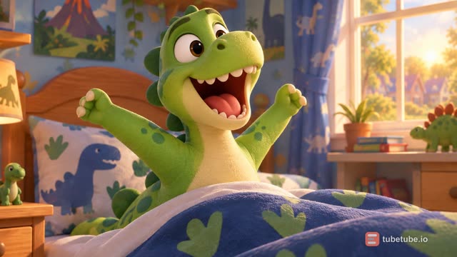 Scene 2 - Baby Dino Brush Your Teeth