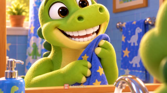 Scene 15 - Baby Dino Brush Your Teeth