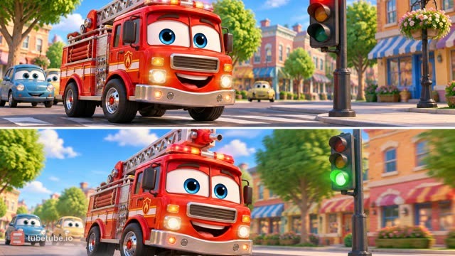 Scene 4 - Leo the Fire Truck | Wee-Woo, Let's Go! |Beep, beep!