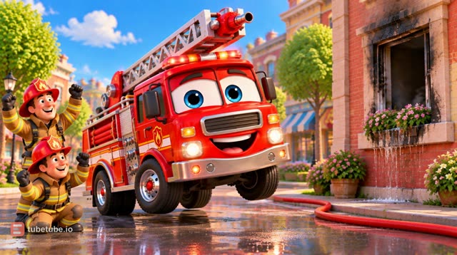 Scene 12 - Leo the Fire Truck | Wee-Woo, Let's Go! |Beep, beep!