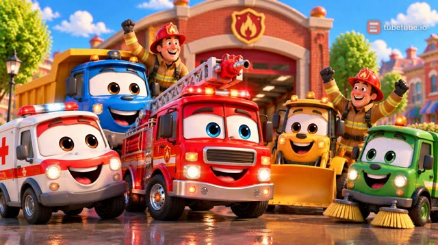 Scene 14 - Leo the Fire Truck | Wee-Woo, Let's Go! |Beep, beep!