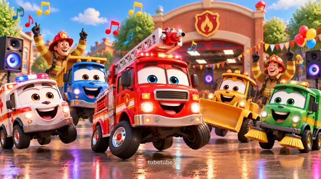 Scene 15 - Leo the Fire Truck | Wee-Woo, Let's Go! |Beep, beep!