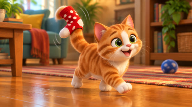 Scene 12 - Little red socks