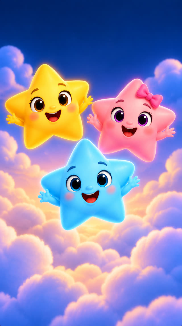 Scene 1 - Count to Five with Happy Star Kids.